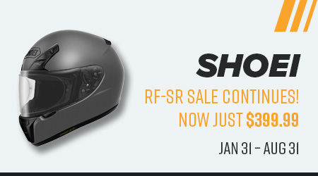 The Shoei RF-SR Sale Continues!